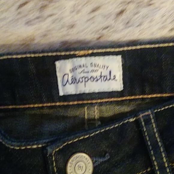 NWT AEROPOSTALE BAYLA DARK SKINNY JEANS. SZ.3/4R - Picture 5 of 6